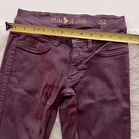 MIH Stretchy Skinny Jeans! Vintage Purple skinnies to hug your curves!Boho Sz 24 - Picture 5 of 8